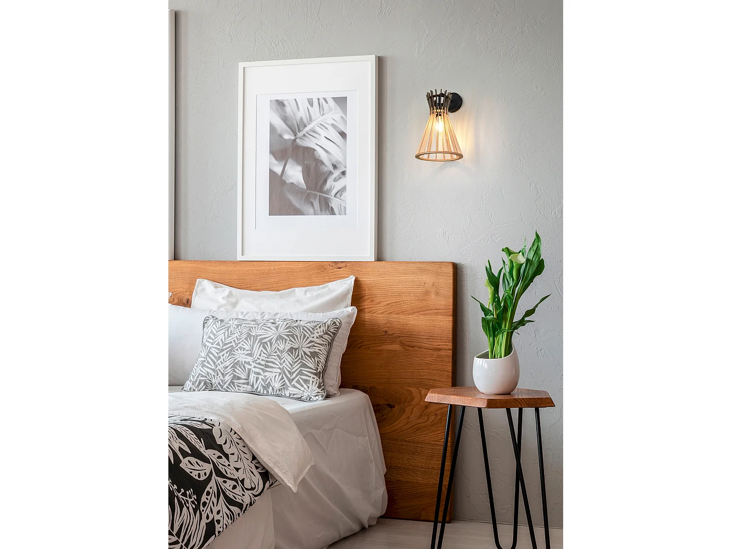 Wandlamp ALICE - 0x0x24 cm - Zwart