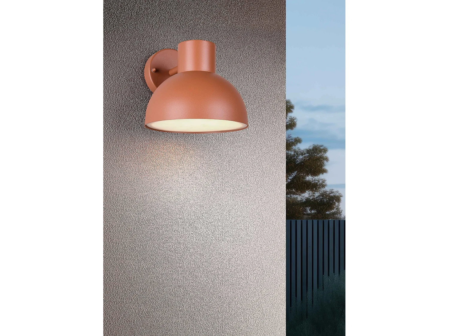 Wandlamp ELBE - 0x0x18.5 cm - Oranje