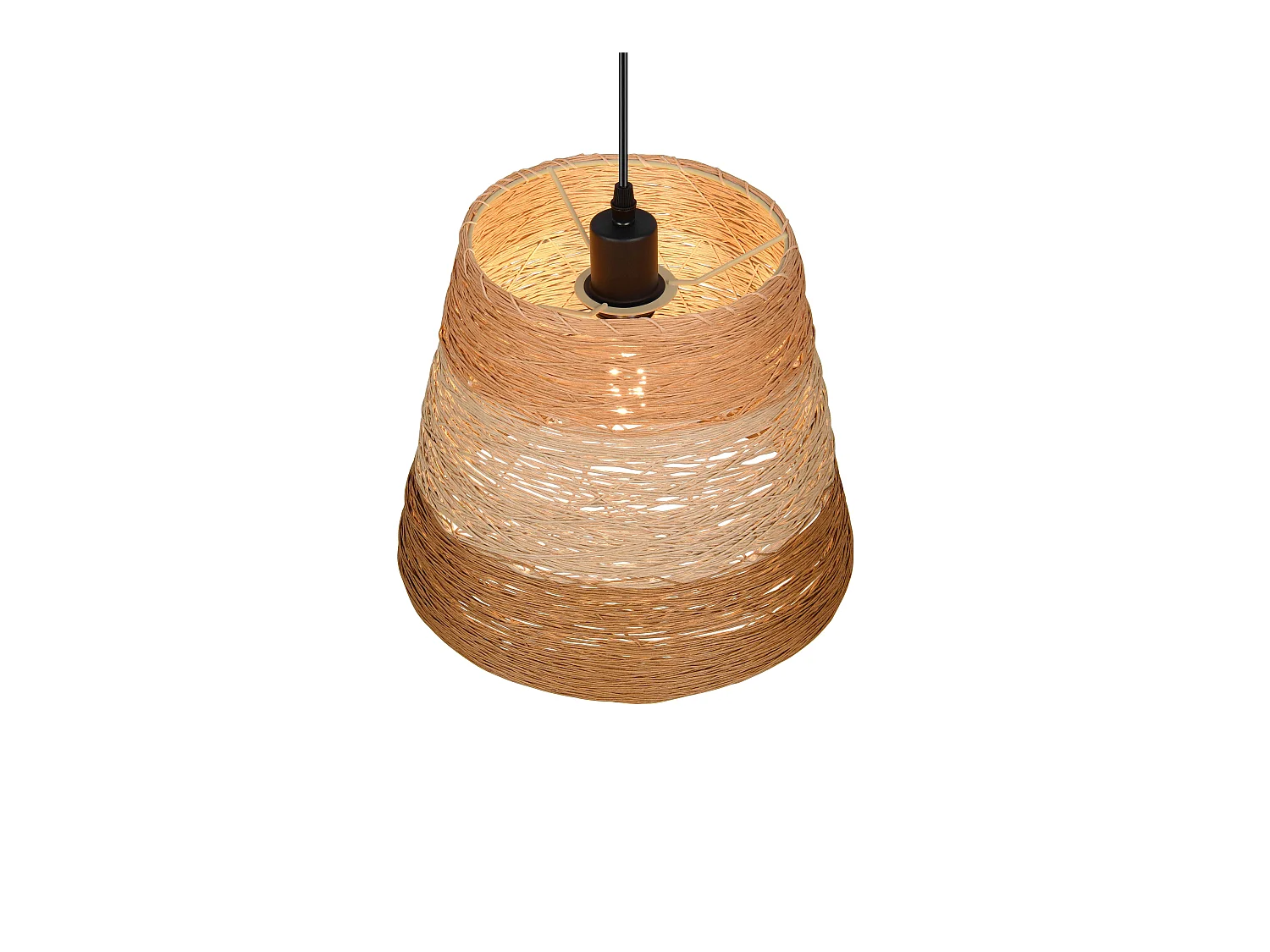 Hanglamp JOELINE - 30x30x150 cm - Zwart