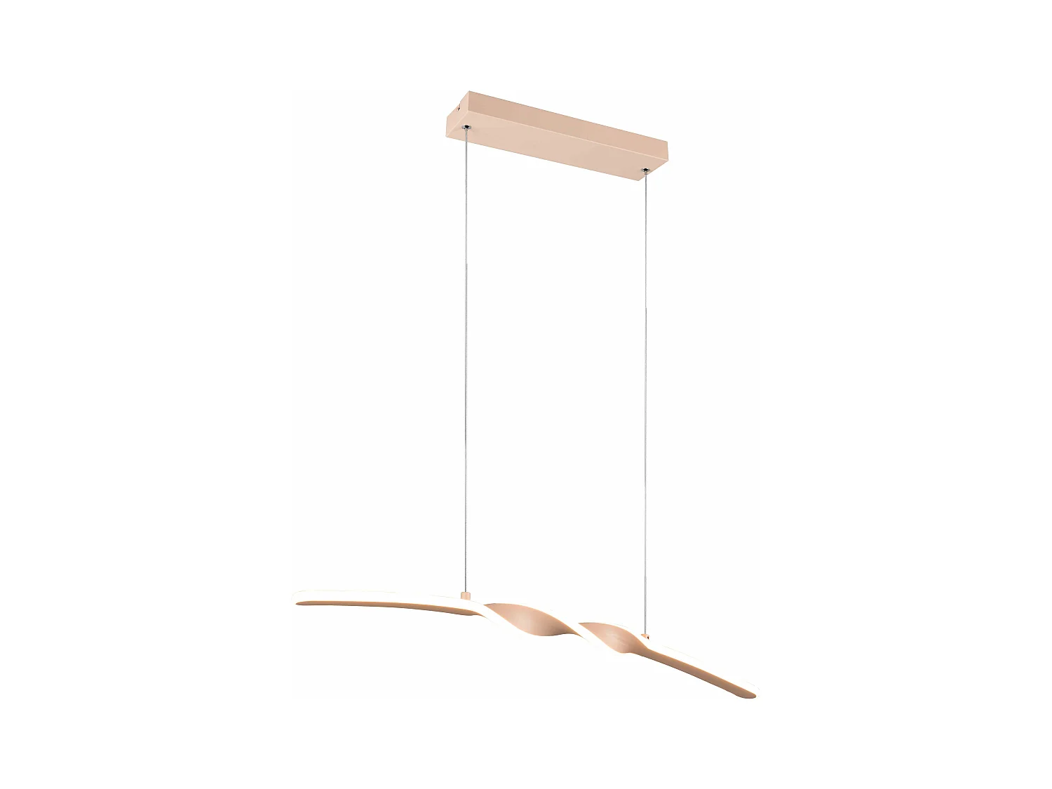 Lampada a sospensione LED, metallo, sabbia, L 80 cm, Ginko