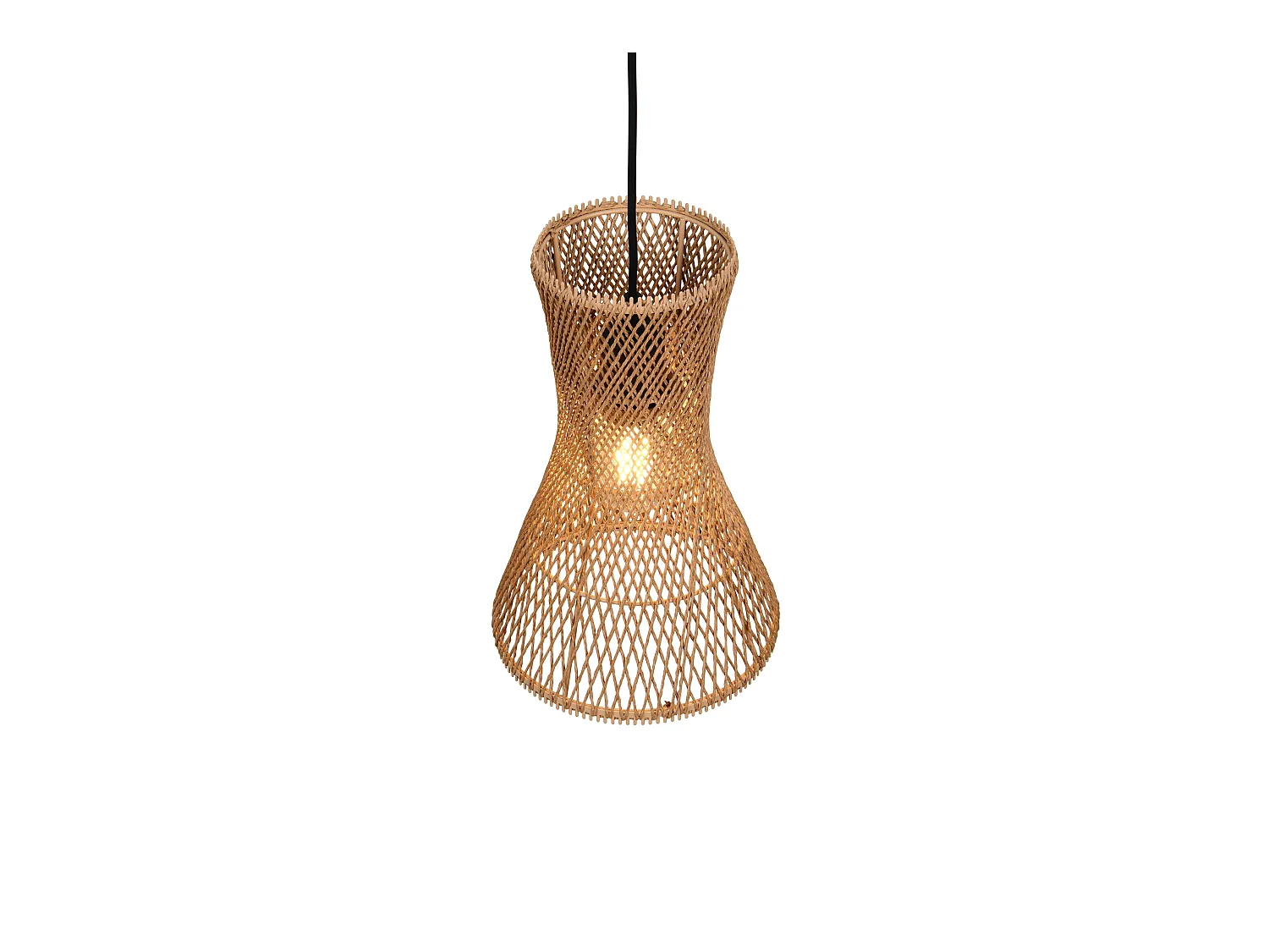 Hanglamp BIJOU - 20x20x150 cm - Zwart