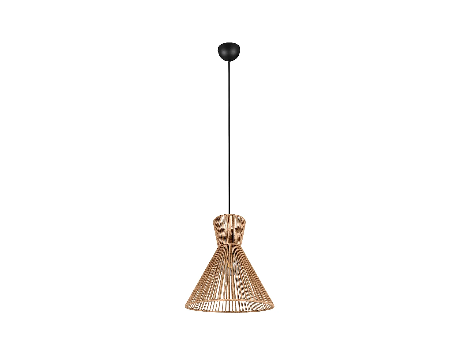 Hanglamp ROSALIE - 35x35x150 cm - Zwart