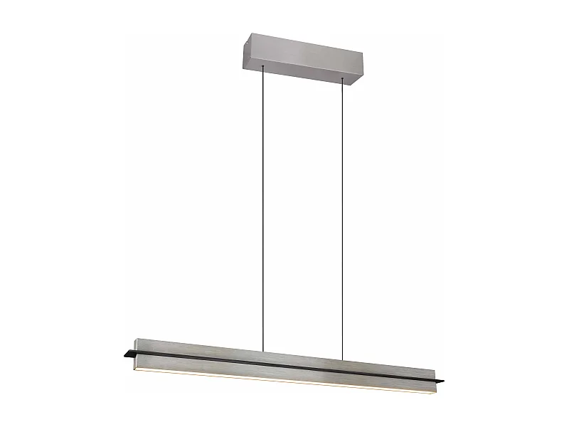 Lampada a sospensione LED, metallo, acciaio, L 95 cm, Emerson