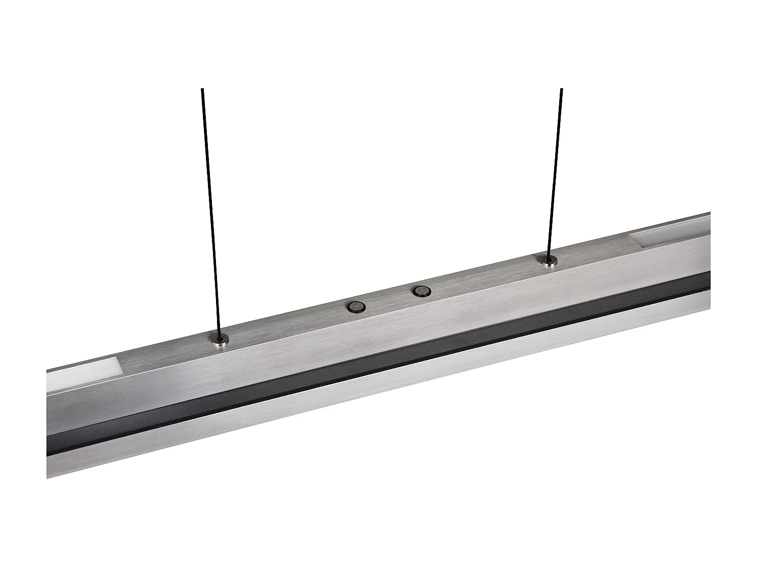 Lampada a sospensione LED, metallo, acciaio, L 95 cm, Emerson