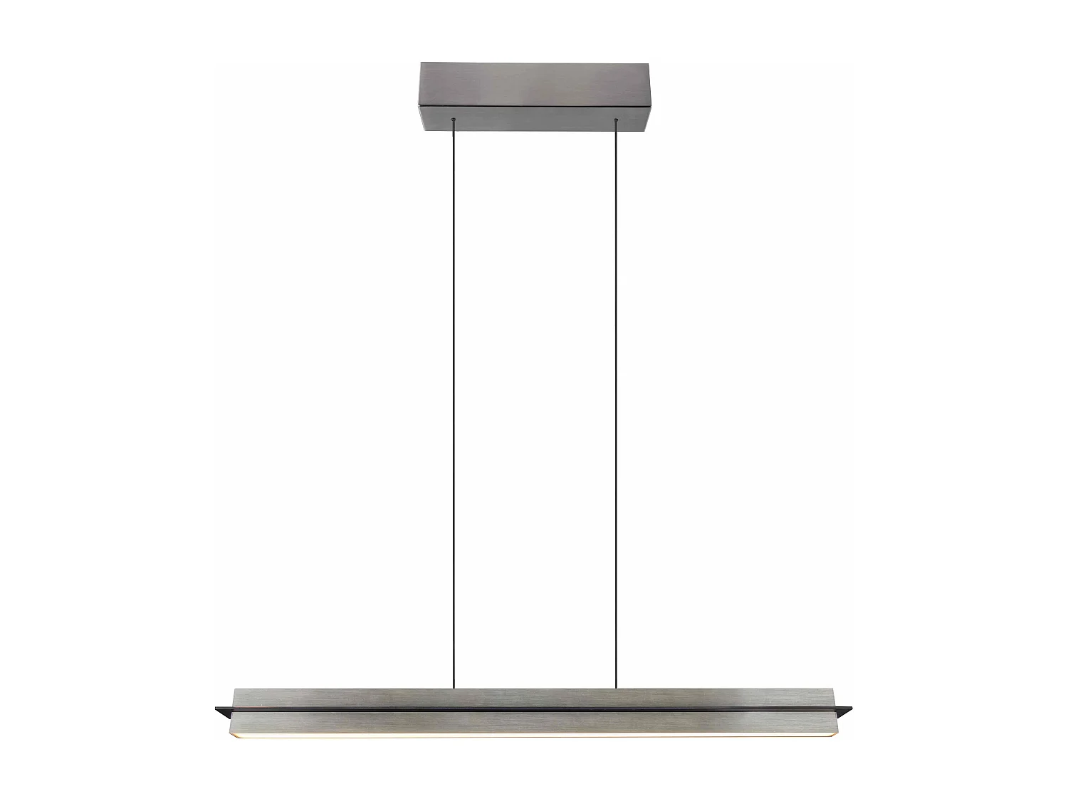 Lampada a sospensione LED, metallo, acciaio, L 95 cm, Emerson