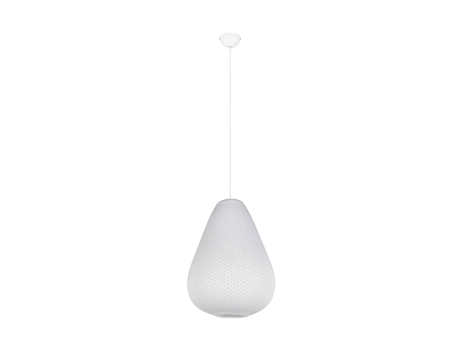 Hanglamp JANINE - 35x35x150 cm - Wit