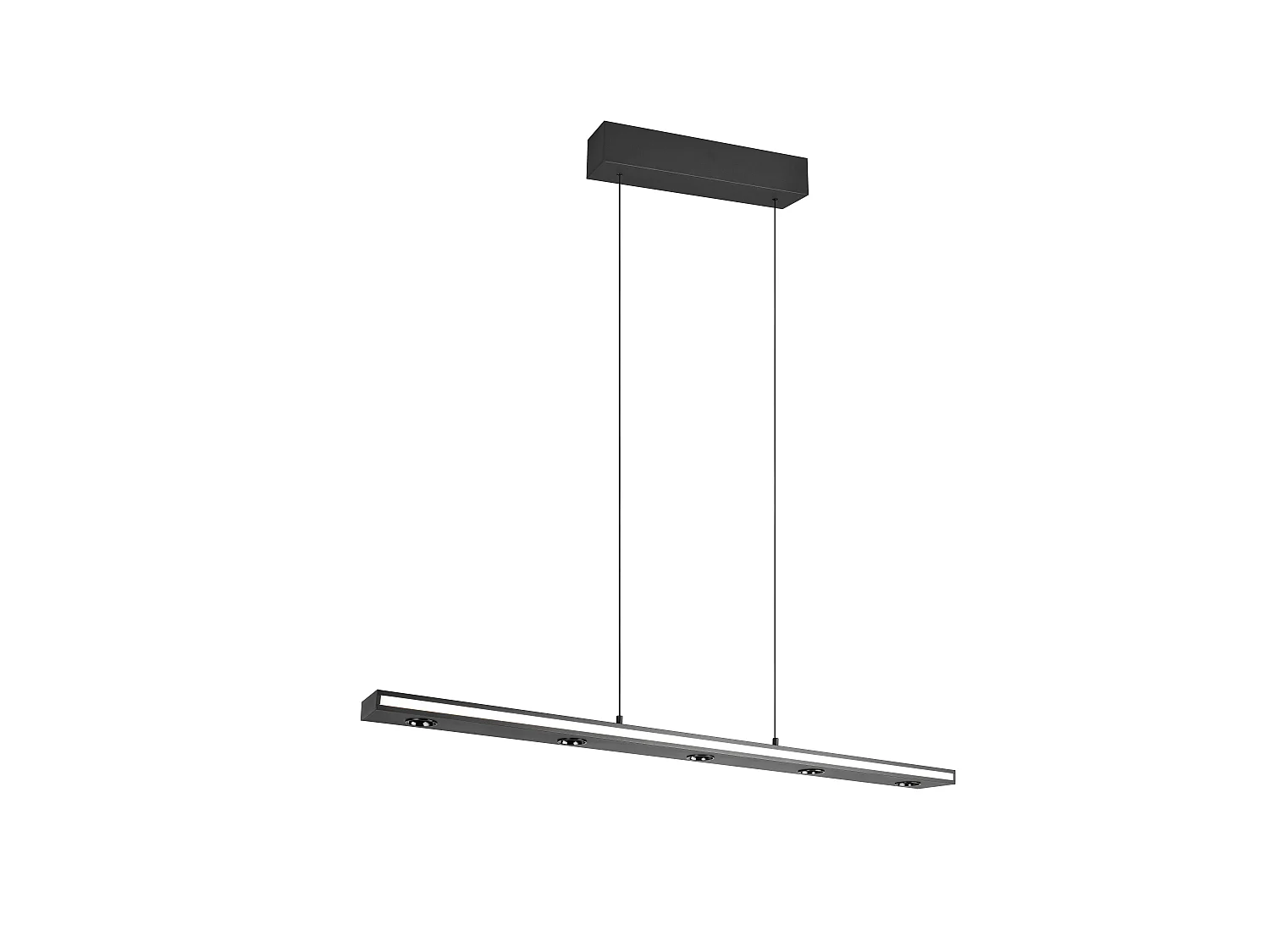 Hanglamp GRAHAM - 0x0x200 cm - Zwart