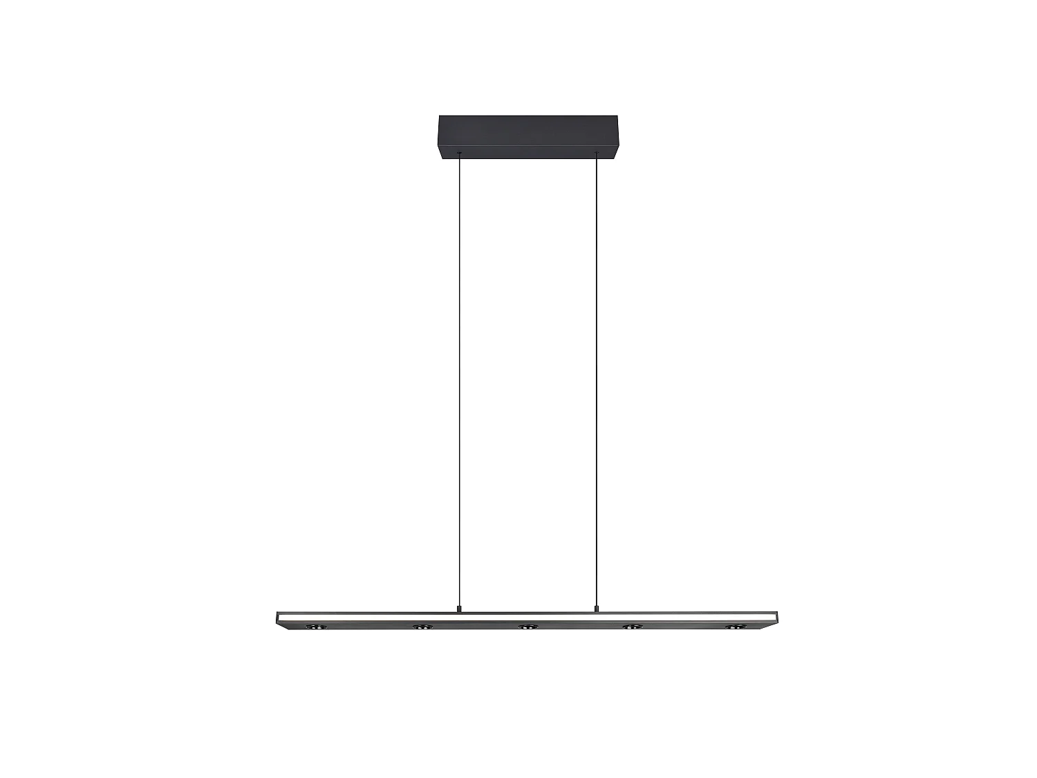 Hanglamp GRAHAM - 0x0x200 cm - Zwart
