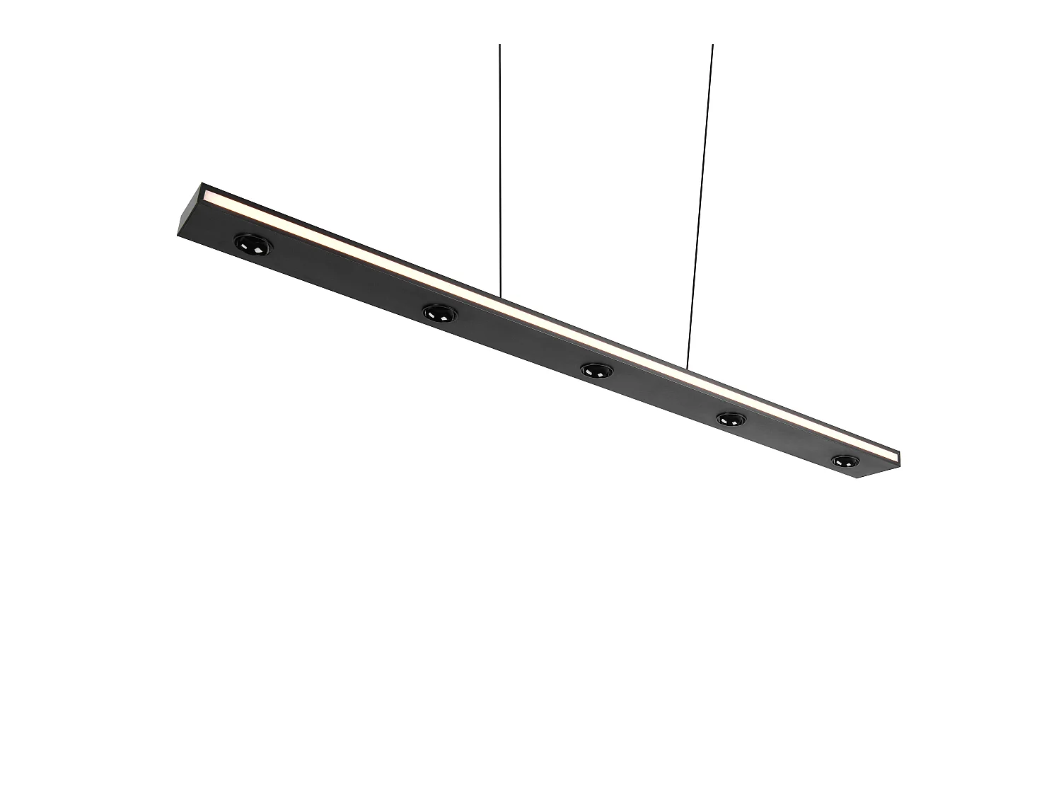Hanglamp GRAHAM - 0x0x200 cm - Zwart