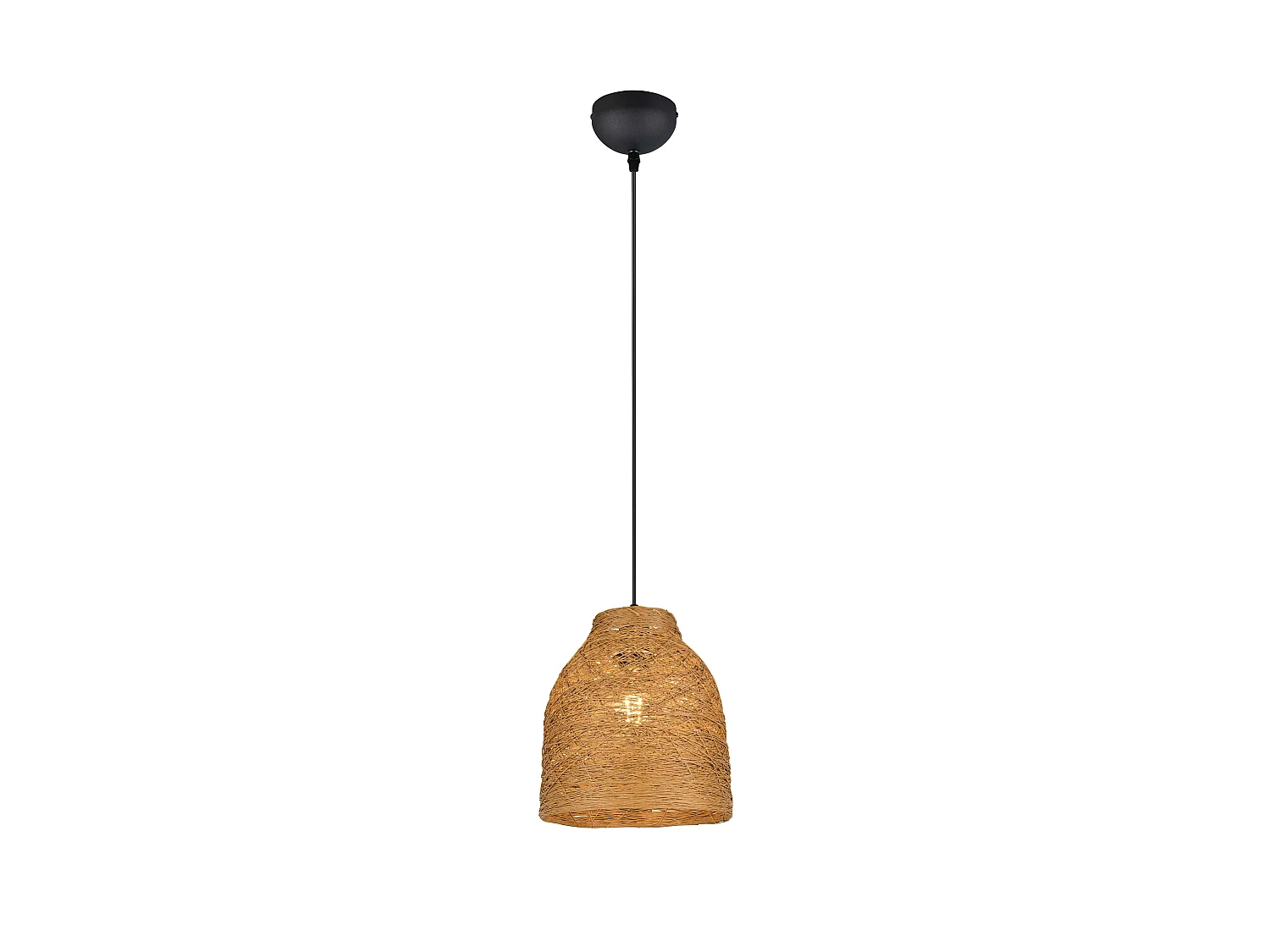 Suspension bohème en papier tressé Joeline