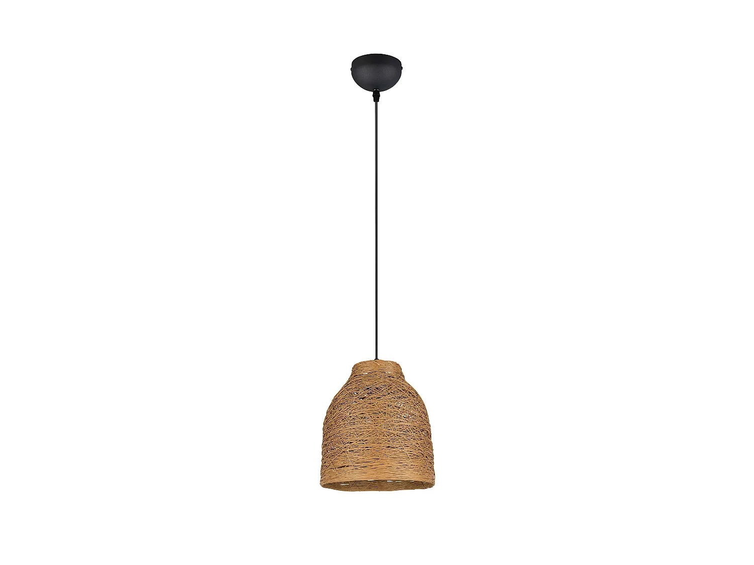 Suspension bohème en papier tressé Joeline