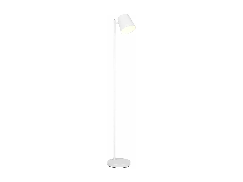 Piantana LED ricaricabile, metallo, bianco, H 125 cm, Blake