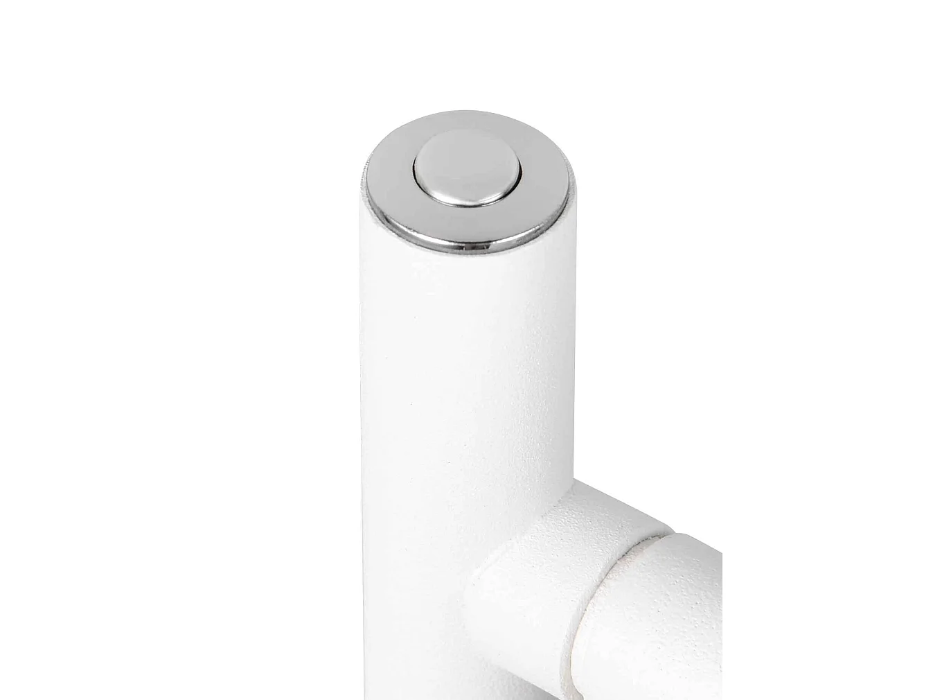 Piantana LED ricaricabile, metallo, bianco, H 125 cm, Blake