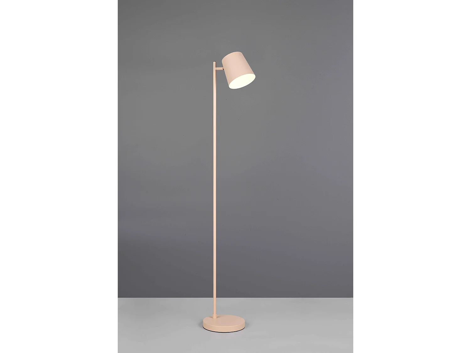 Piantana LED ricaricabile, metallo, sabbia, H 125 cm, Blake