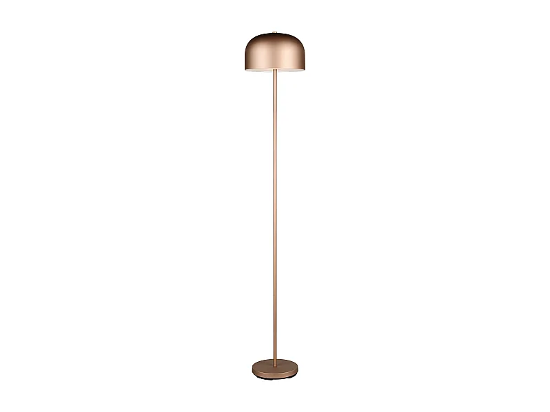 Piantana LED ricaricabile, metallo, caffè, H 147 cm, Jeff