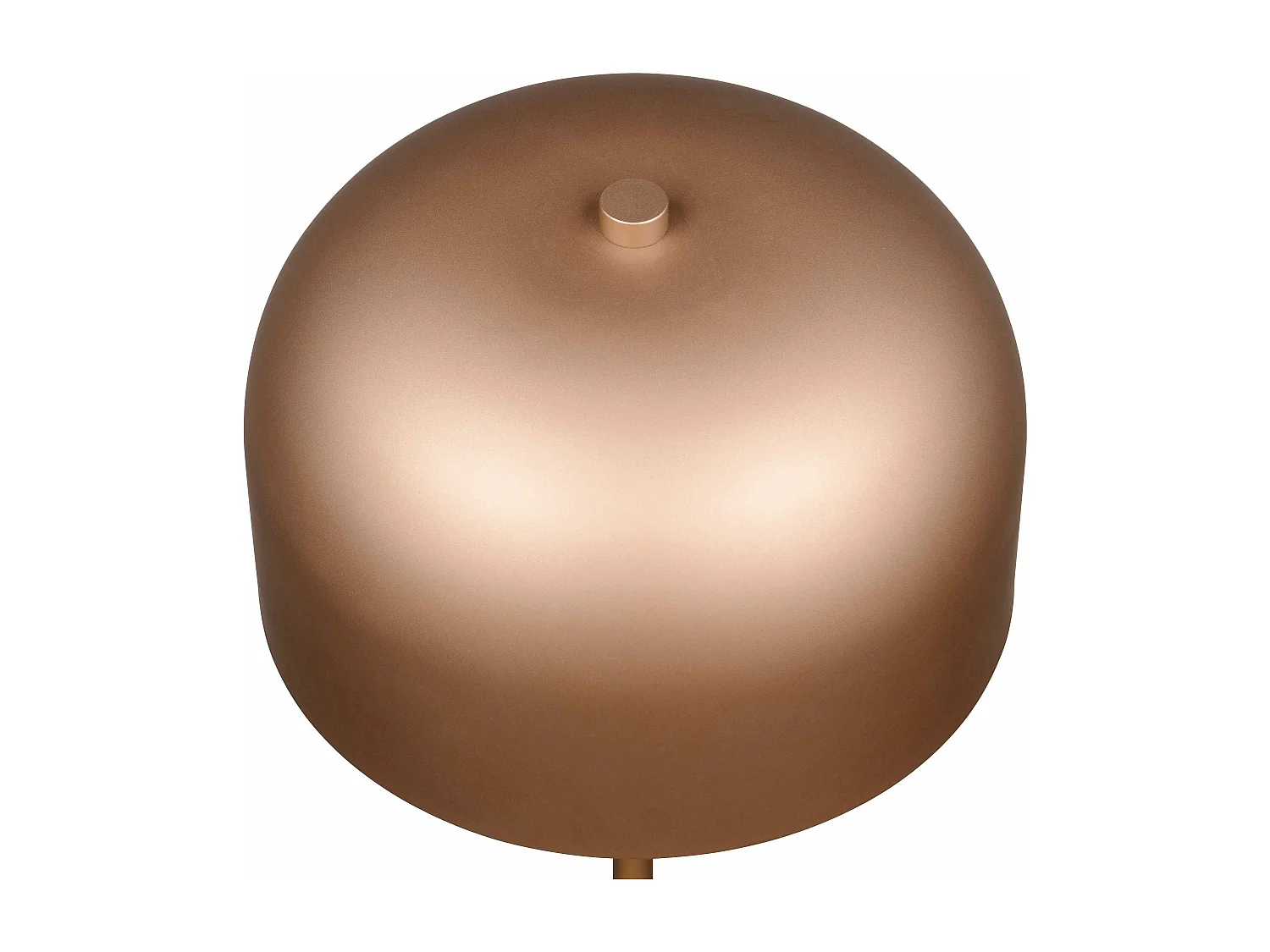 Piantana LED ricaricabile, metallo, caffè, H 147 cm, Jeff