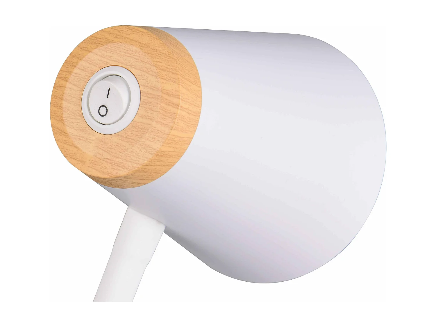 Piantana LED, plastica, bianco, H 145 cm, Pongo