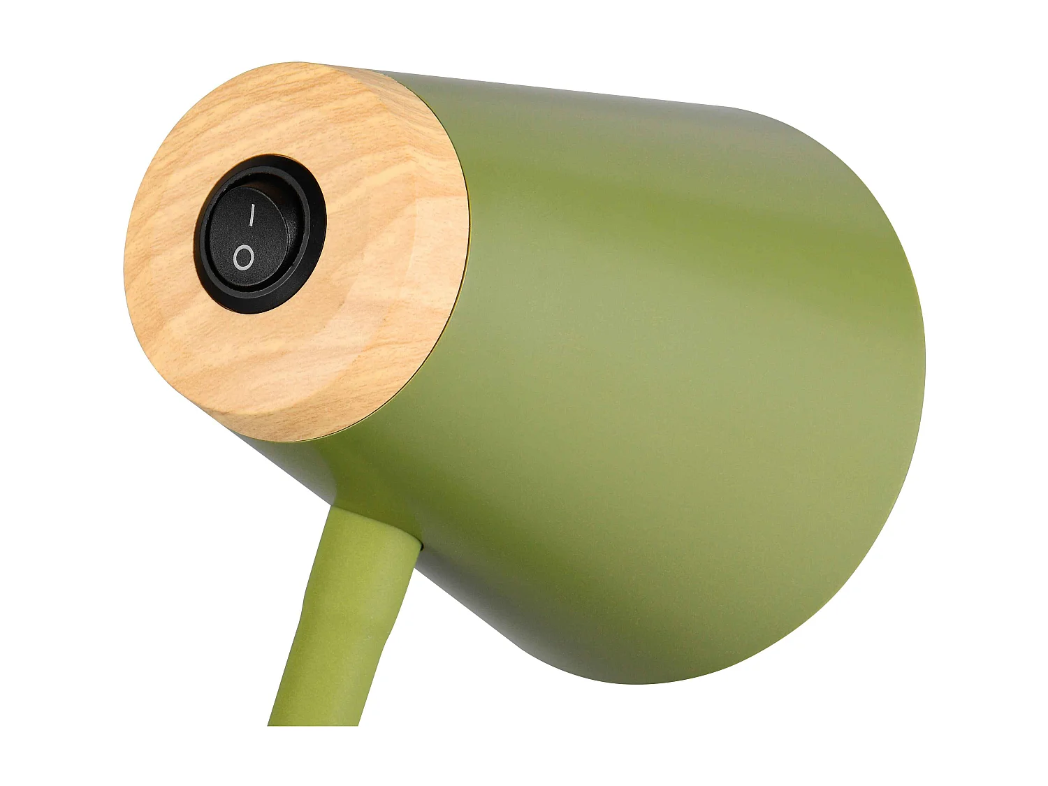 Piantana LED, plastica, verde, H 145 cm, Pongo