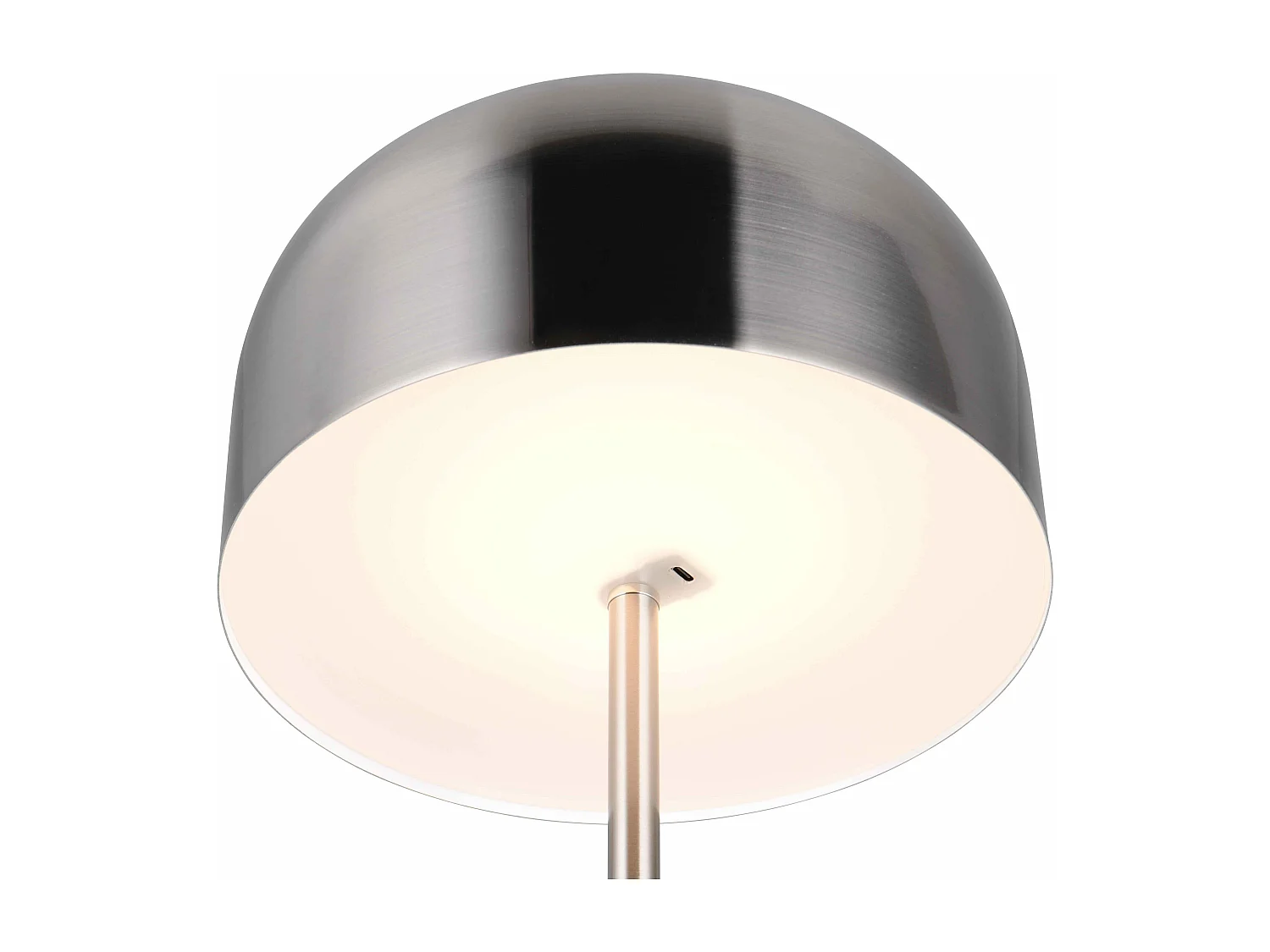 Piantana LED ricaricabile, metallo, acciaio, H 147 cm, Jeff