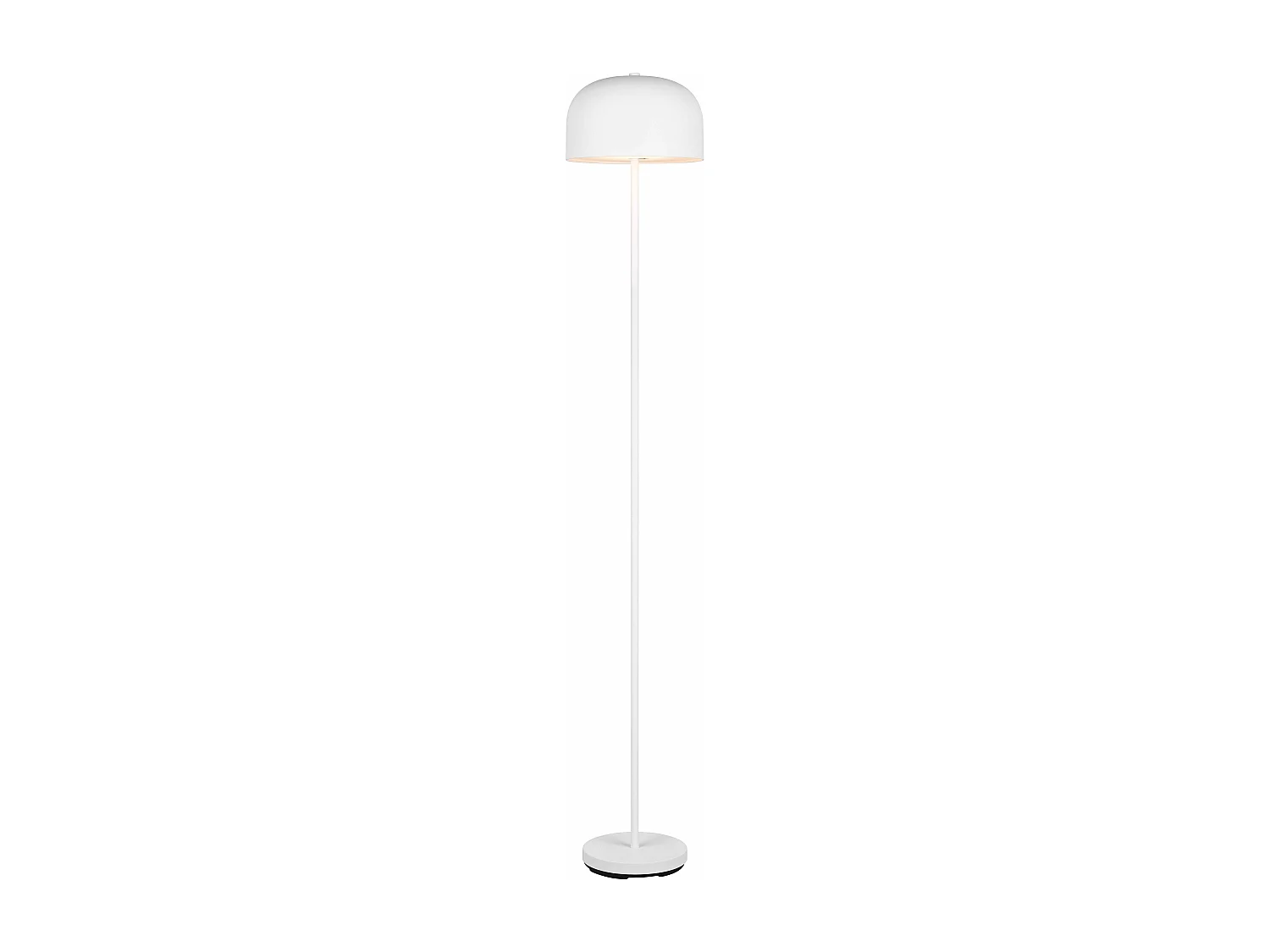 Piantana LED ricaricabile, metallo, bianco, H 147 cm, Jeff