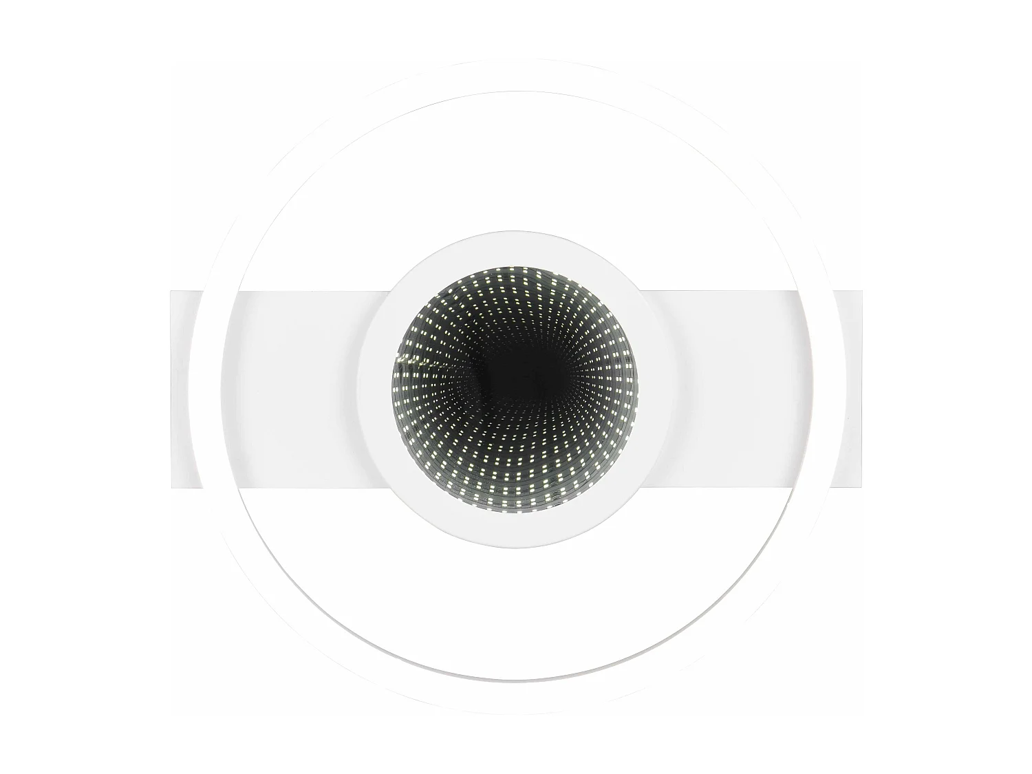 Plafoniera LED rotonda, metallo, bianco, L 36 cm, Wheeler