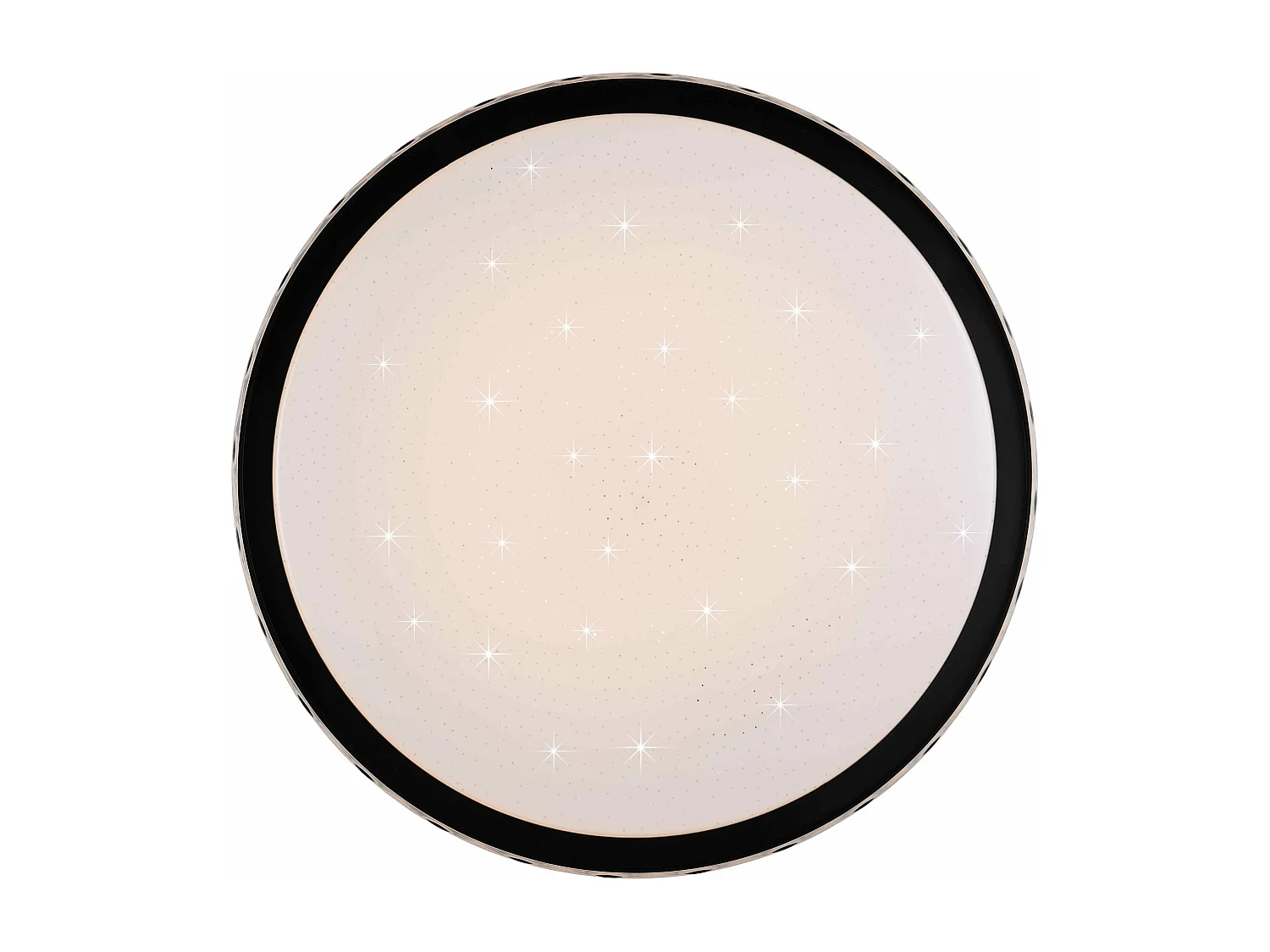 Plafoniera LED cielo stellato, metallo, nero, D 40 cm, Varda