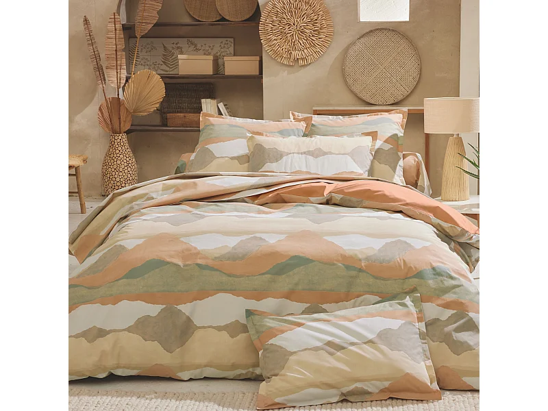 Parure de lit Land Craie 240x220- Tradilinge