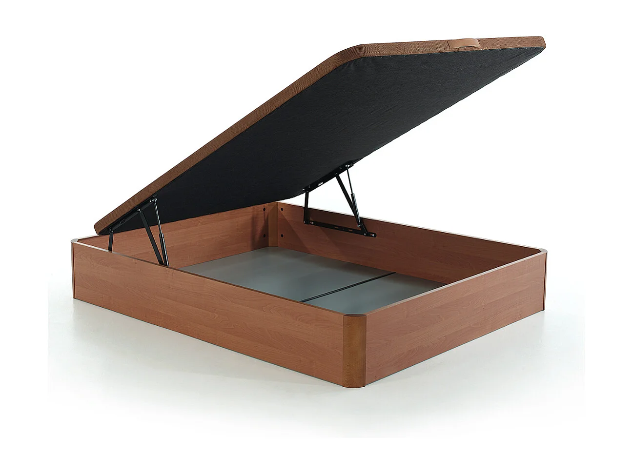 Canape Abatible 105 x 190 cm | Color Cerezo | Con Subida A Domicilio | Reforzado | Gran Almacenaje | Descansin