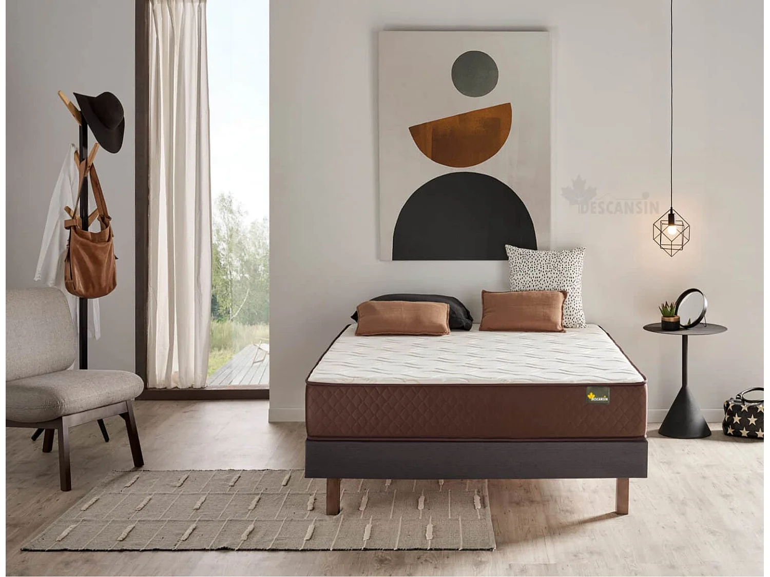 Lit rembourré en tissu | 105 x 190 | Gris | Confort maximal | Le luxe à portée de main