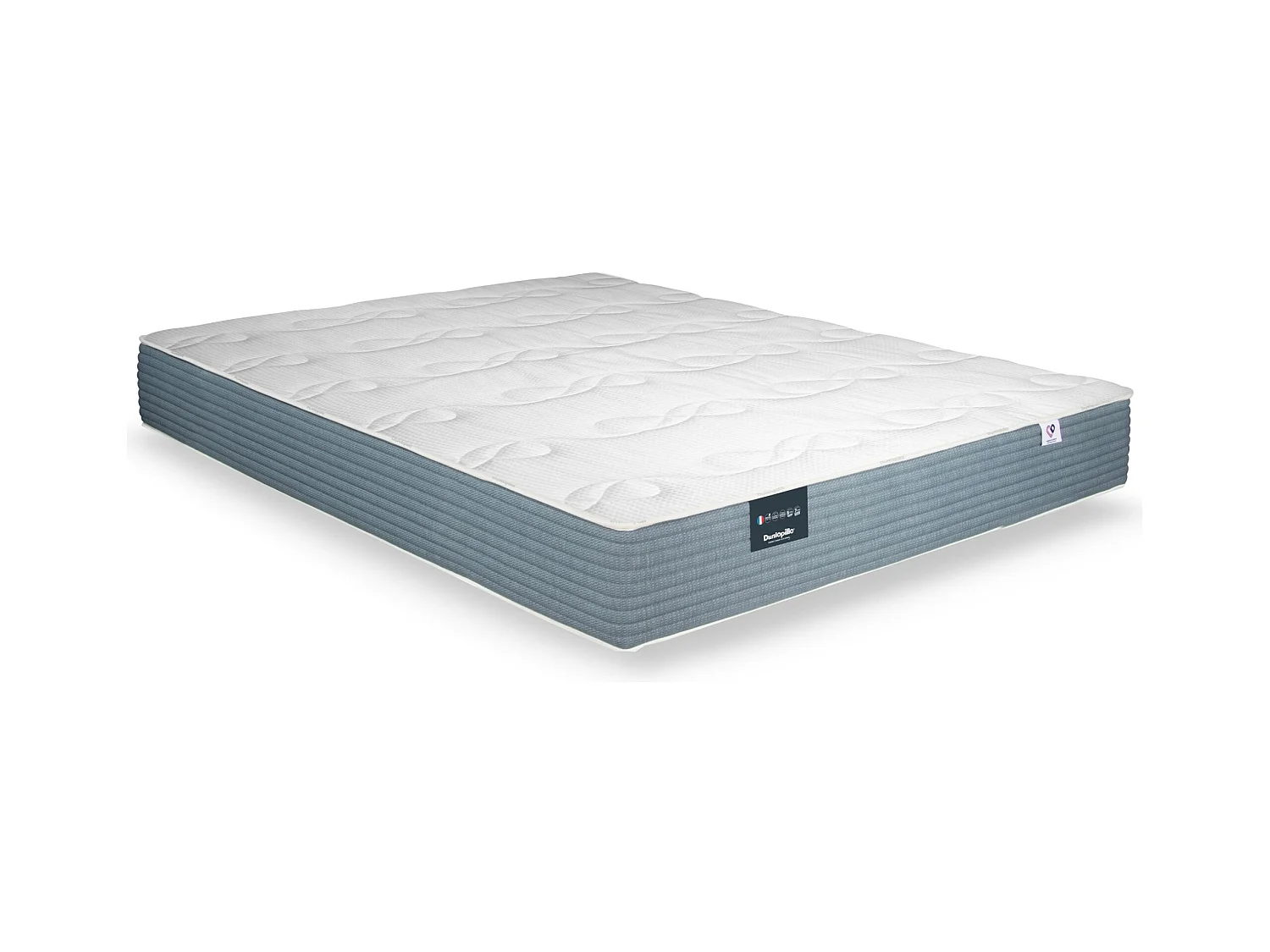 Matelas Dunlopillo en mousse Aerial® 2.0 Ferme - COQUELICOT 2 - 90x190