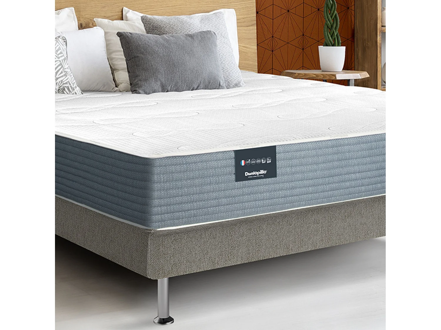 Matelas Dunlopillo en mousse Aerial® 2.0 Ferme - COQUELICOT 2 - 140x190