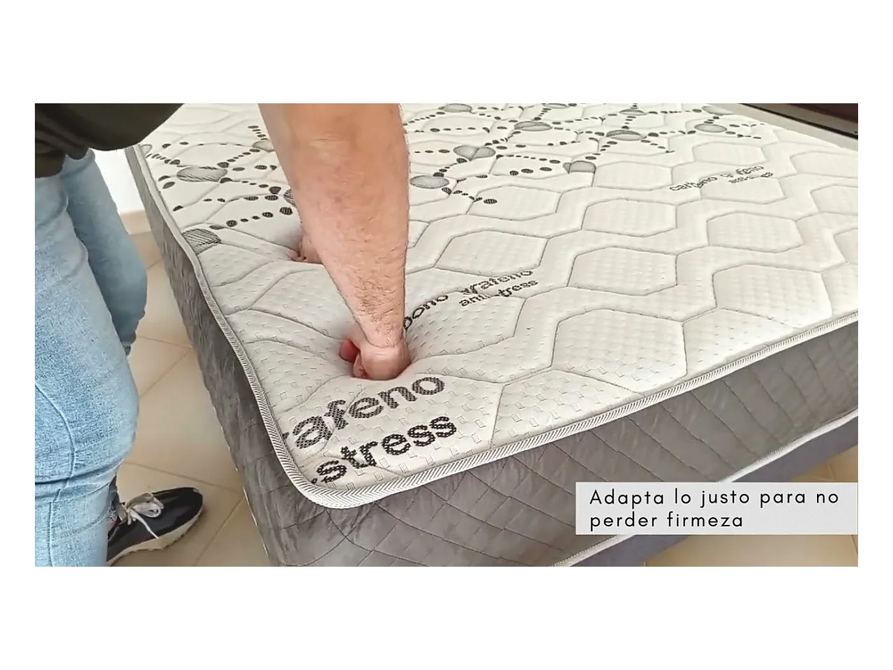 Matelas Mousse à mémoire de forme 180x190cm |30 cm d'épaisseur | Haute fermeté | Anti stress, Parfait soutien