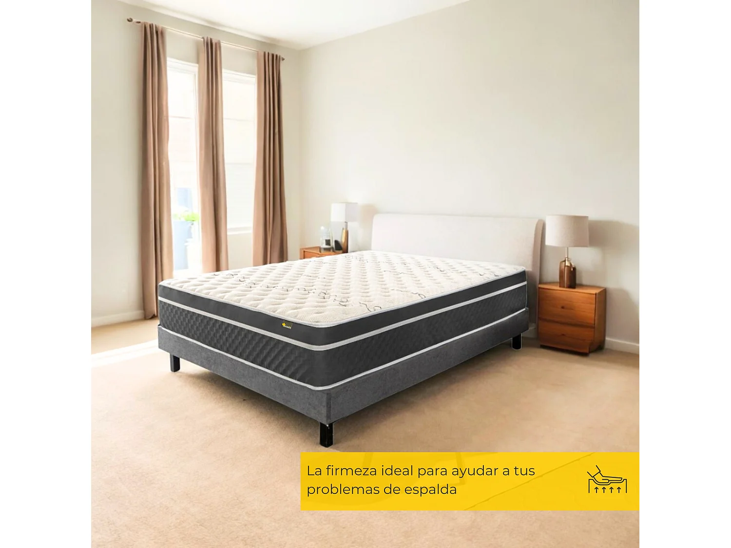 Colchón Viscoelástico 30cm Magnum Sleep | 135 x 180 | Confort hotelero | Firmeza Alta