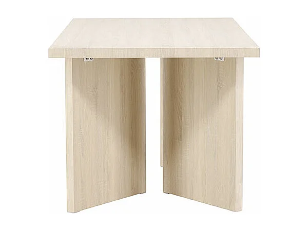 Table à Manger Design "Bassholmen" 180cm Naturel