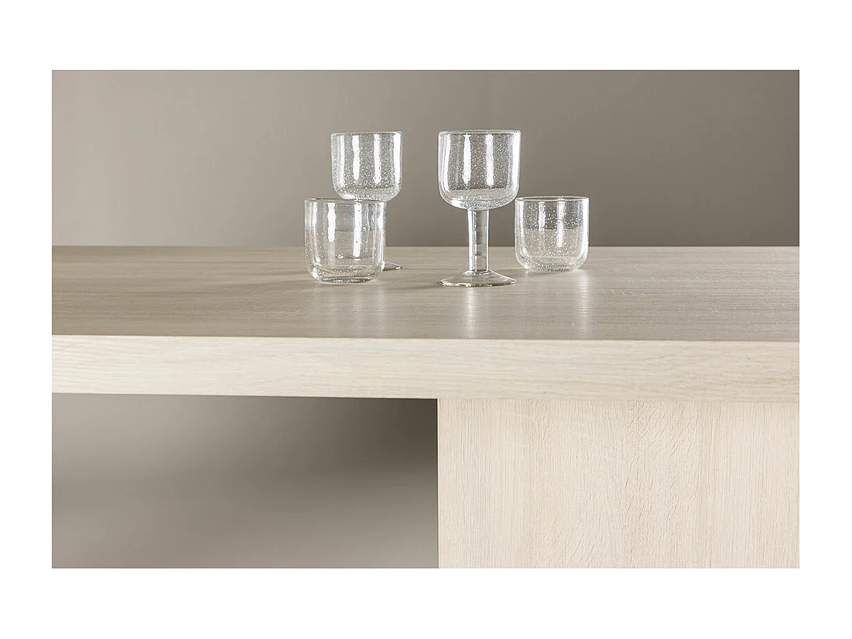 Table à Manger Design "Bassholmen" 180cm Naturel