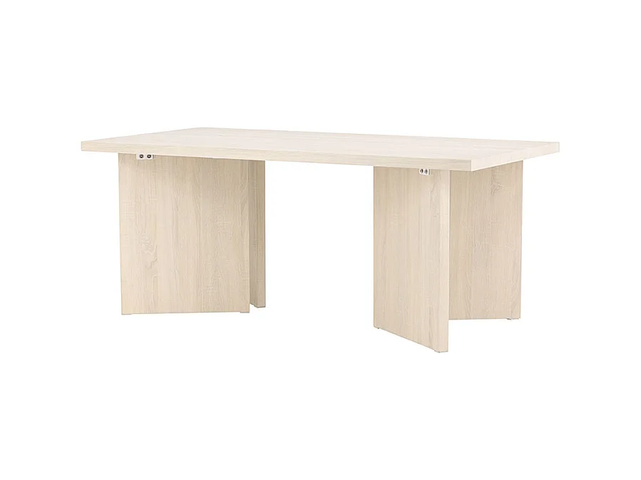 Table à Manger Design "Bassholmen" 180cm Naturel