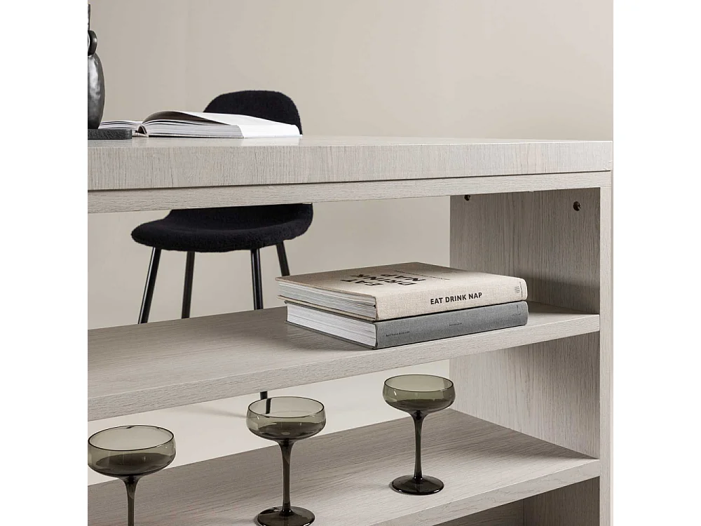 Table à Manger Design "Mika" 230cm Naturel