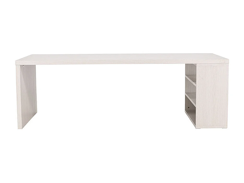 Mika table de salle à manger 110x230 cm whitewash.