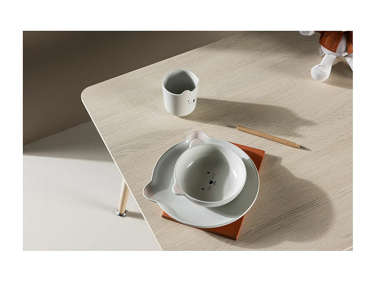 Table Enfant Déco "Polar" 80cm Naturel