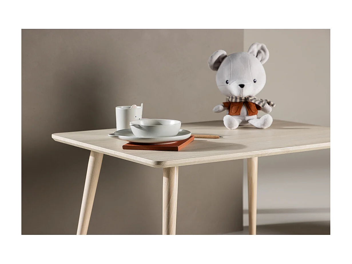 Polar eetkamertafel voor kinderen whitewash.