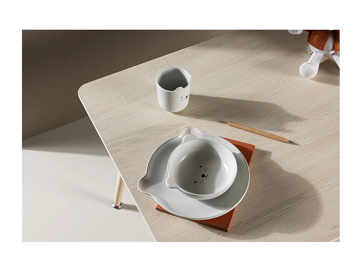 Polar eetkamertafel voor kinderen whitewash.