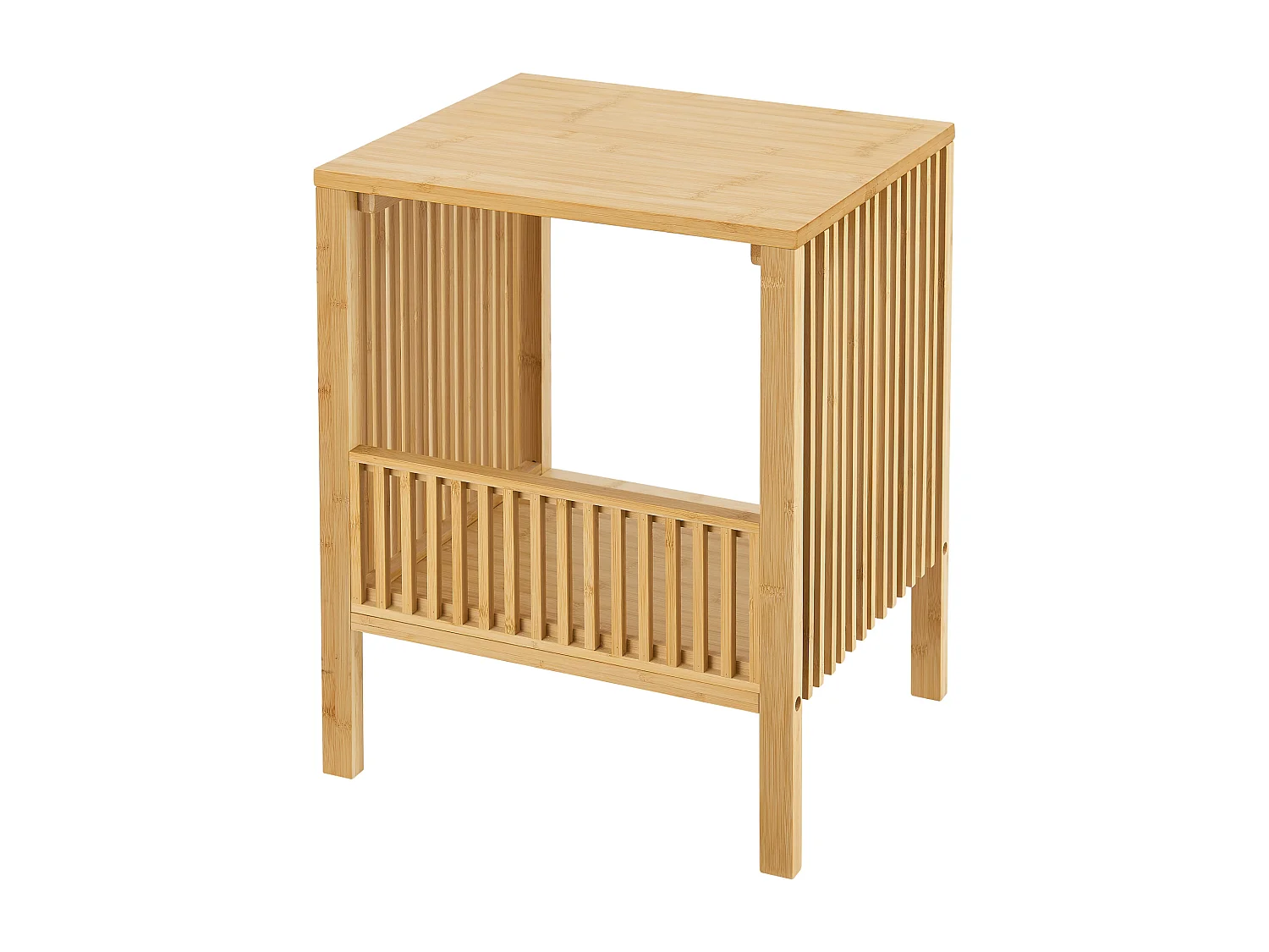 Lot de 2 tables d'appoint Varde bambou naturel [en.casa]