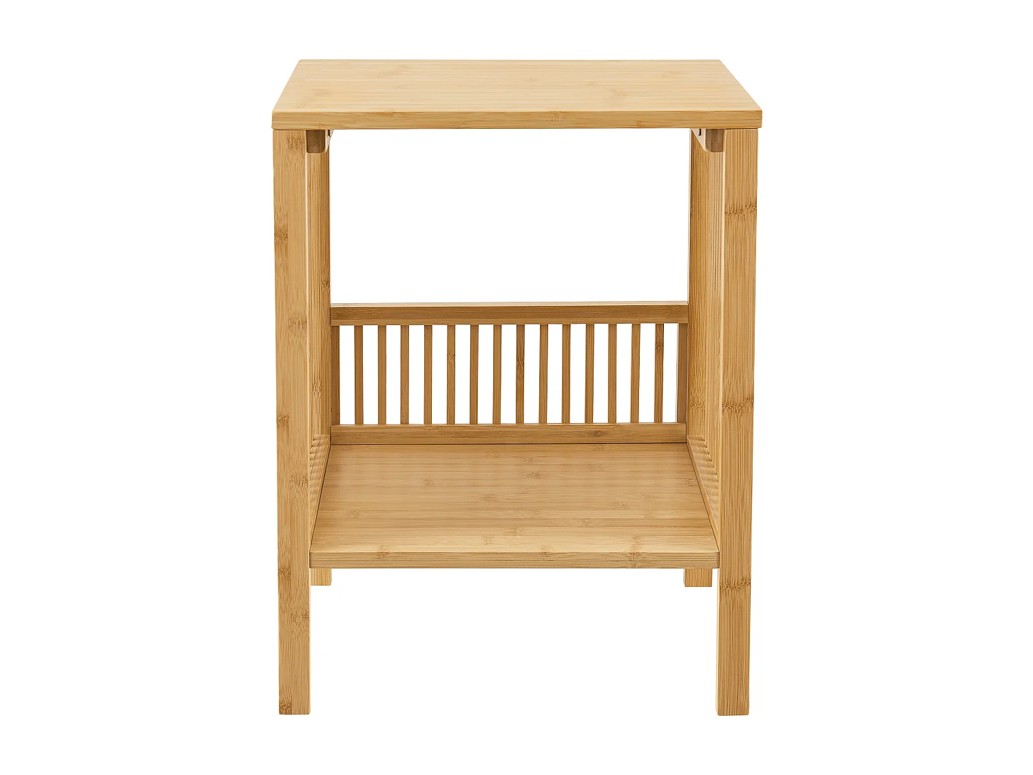 Lot de 2 tables d'appoint Varde bambou naturel [en.casa]