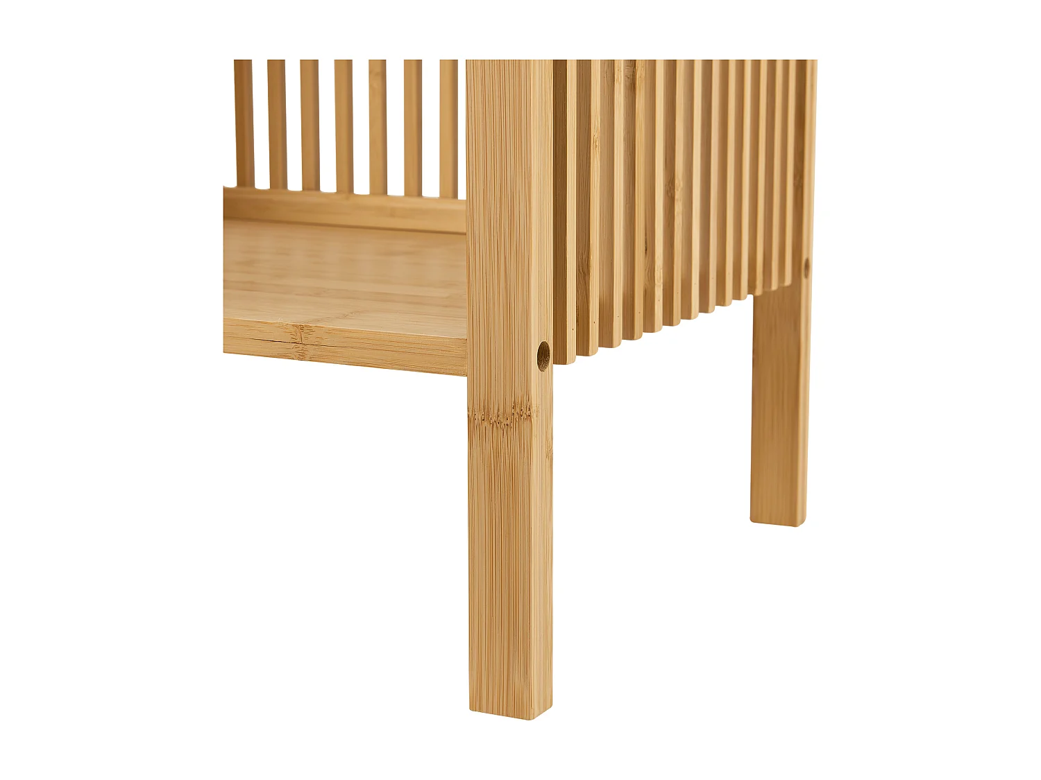 Lot de 2 tables d'appoint Varde bambou naturel [en.casa]