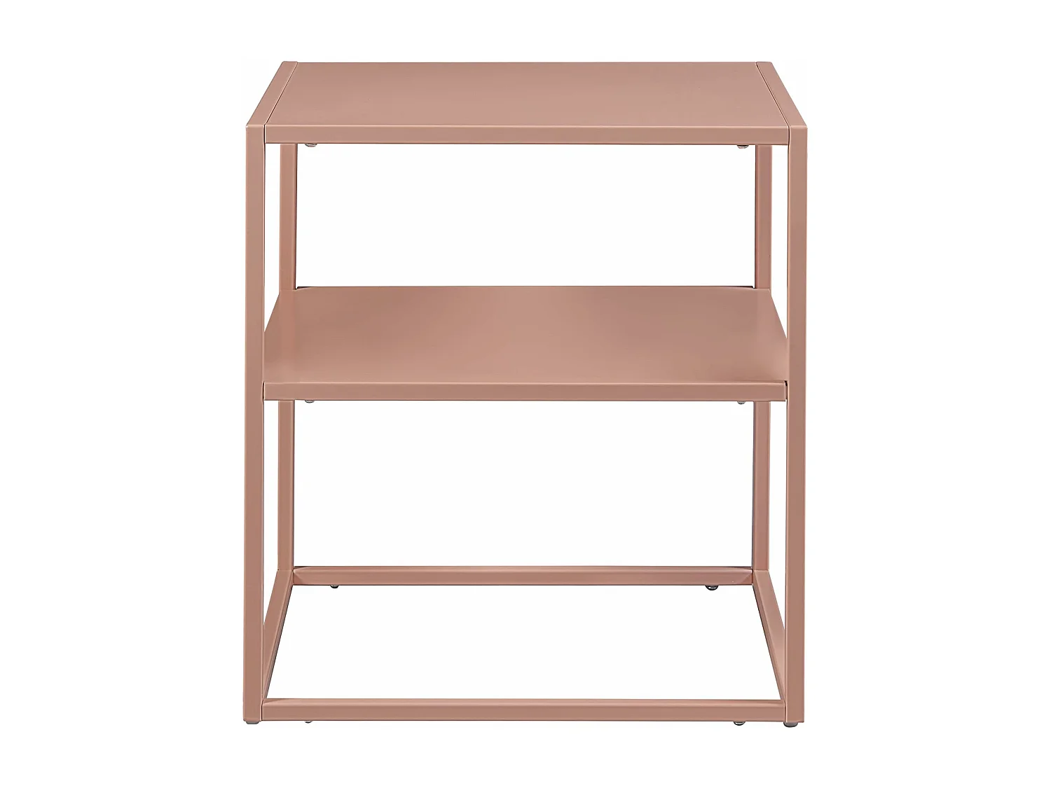 Table d'appoint Raahe pour salon 50,5 x 45 x 40 cm acier noir [en.casa]