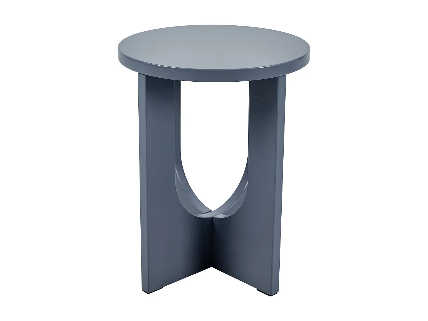 Table d'appoint Kysdajore 50 x 40 cm bleu gris [en.casa]