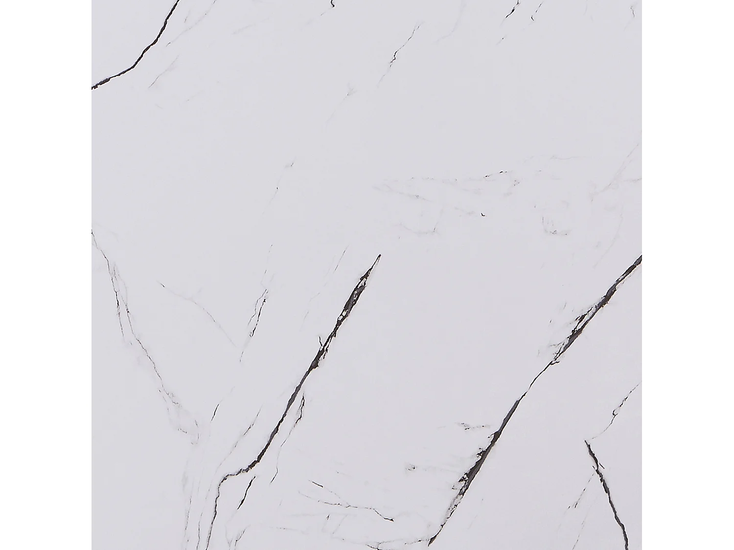 Table d'appoint Ellelu 45 x 40 x 40 cm aspect marbre blanc [en.casa]