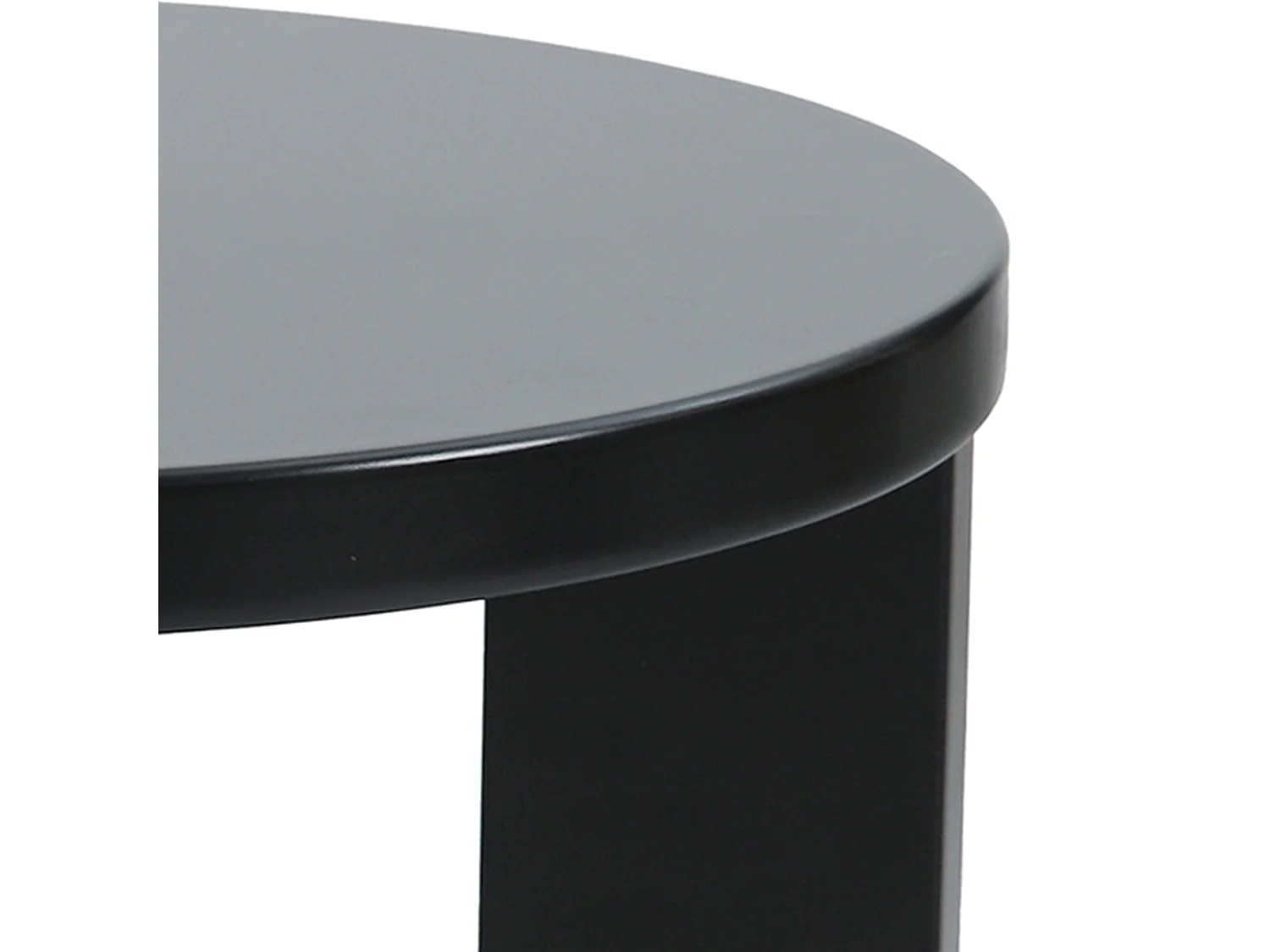 Table d'appoint Kysdajore 50 x 40 cm noir [en.casa]