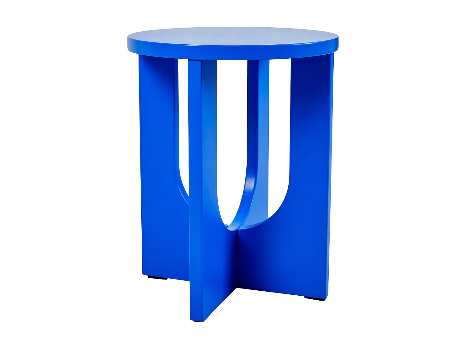 Table d'appoint Kysdajore 50 x 40 cm bleu roi [en.casa]