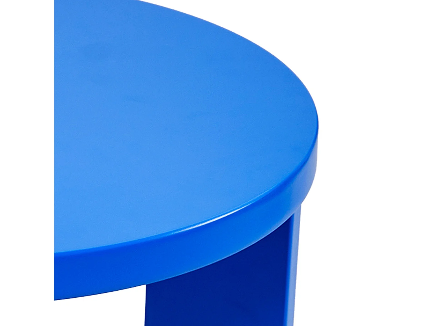 Table d'appoint Kysdajore 50 x 40 cm bleu roi [en.casa]
